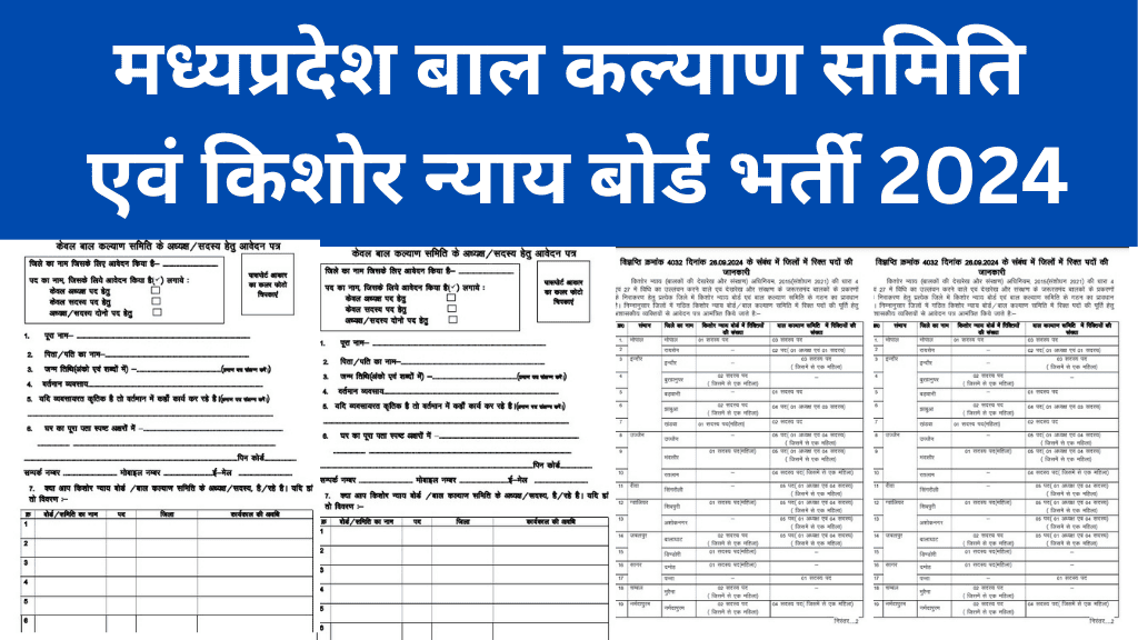 MP Bal Kalyan Samiti Vacancy 2024